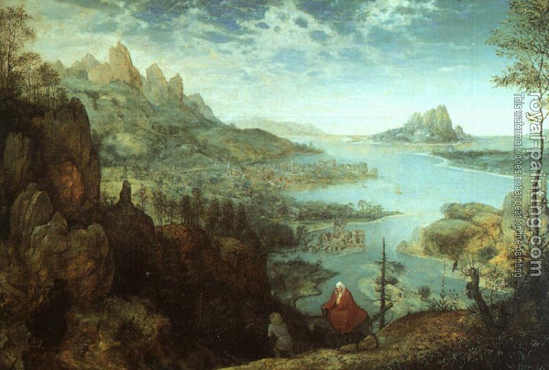 Pieter The Elder Bruegel : Landscape with the Flight into Egypt